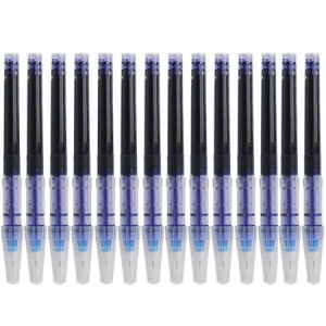 白雪(snowhite)N38直液式走珠笔替芯0.38大容量笔芯x系列通用墨囊针管型蓝色20支