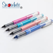 白雪(snowhite)  X77 直液式走珠笔子弹头中性笔 蓝色0.5mm （计价单位：支）