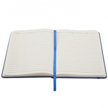 齐心 C5902 皮面笔记本A5 122张 蓝