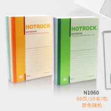 国誉HOTROCK N1060 A5笔记本 60页 软抄本 12本/包 颜色随机 （计价单位：本）