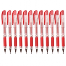 三菱（Uni）UM-153 耐水速记中性笔1.0mm 签字笔 红色