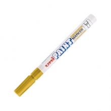三菱（Uni）PX-21 小字油漆笔  0.8-1.2mm  黄色