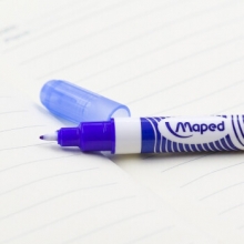 马培德（Maped）魔力擦钢笔可擦笔修正笔消字学生用双头安全涂改笔复写笔 线迹鲜明耐光耐水安全放心 128102CH