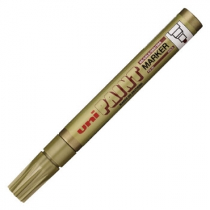 三菱（Uni） PX-20 中字油漆笔 金色 2.2-2.8mm 12支/盒