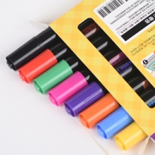 金万年 G-0985T  布用彩绘笔单头8色套装记号笔-多颜色