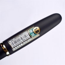 金万年 G-1292  优签橡胶漆0.5mm子弹配RS09芯金夹拔帽中性笔-黑色