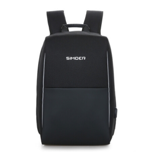 斯莫尔（SIMOER）SL-6015  商务双肩包 黑色