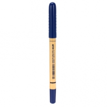金万年 G-3126  牛滑木色杆1.0MM半针配RS02系列芯拔帽中油笔-蓝色 （计价单位：支）