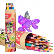 马培德 彩色铅笔油性12色/24色/36色无木环保儿童绘画小学生桶装彩铅 12色(862211CH) （计价单位：桶）