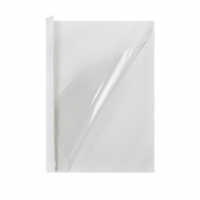 优玛仕 热熔封套 2mm (白底透面) 100册/盒 白色