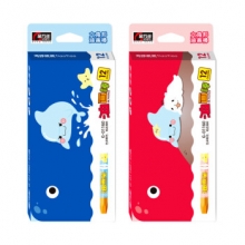 金万年 G-01180  跳跳海豚挂卡盒24色套装油画棒-多颜色