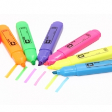 金万年 彩色 荧光笔 荧光记号笔 醒目笔 标记笔 标注笔 绘图笔 G-0518T 6色