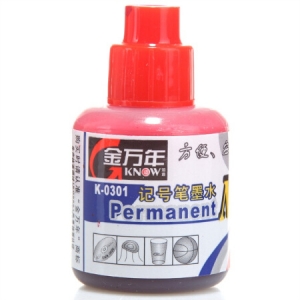 金万年(Genvana) K-0301 记号笔专用墨水(20ml)-红色 （计价单位：瓶）