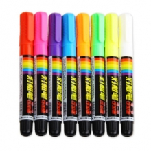 金万年 G-0507  灯板笔可加墨水3mmLED灯板专用8色套装荧光笔