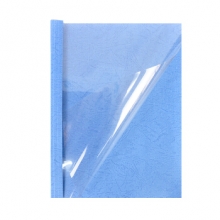 优玛仕 热熔封套 8mm (蓝底透面) 100册/盒 蓝色