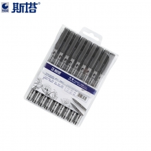 斯塔 8050 防水针管笔（0.8mm) 10支/盒 （计价单位：支）