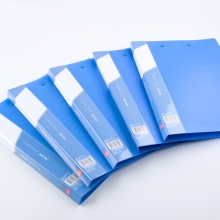 广博(GuangBo)WJ6604 A4长押夹+板夹文件夹 蓝色