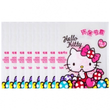 广博(GuangBo) KT86138 透明书套书皮 16K 凯蒂猫(4张/包)