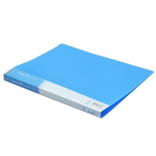 广博(GuangBo)WJ6603 高质感A4文件夹板(长押夹+插页)  蓝色