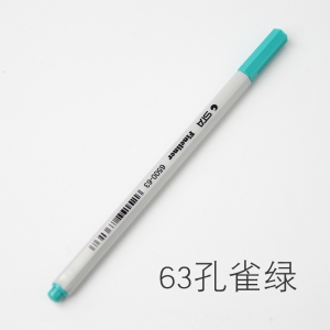 斯塔 6500 彩色签字笔 孔雀绿 10支/盒 （计价单位：支）