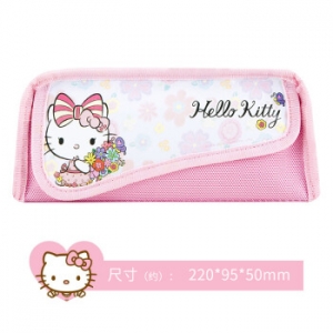 广博 KT85013 迪士尼笔袋 【白底左猫】