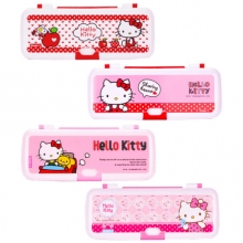 广博(GuangBo)KT85054 凯蒂猫笔盒 双层文具盒 款式随机