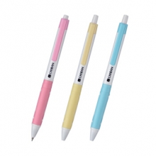 金万年 G-3024  简约素白粉色夹0.5mm配RS12系列芯按压中油笔-
