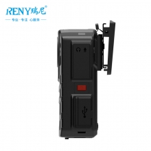 瑞尼A9D执法记录仪 1296P高清红外夜视记录仪 双电池续航小巧便携款 内置128G（普通款 不含4G功能）