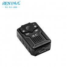 瑞尼A8新款执法记录仪 4G WIFI无线传输1080P高清红外夜视 北斗/GPS双模定位 便携音视频记录仪 内置64G