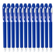 金万年 （Genvana）K-1202磨砂笔杆中性笔 针管0.3mm 蓝色12支/盒 （计价单位：支）