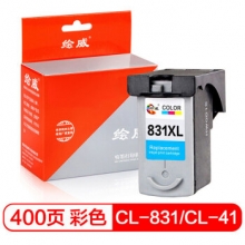 绘威CL-831/CL-41（400页）彩色墨盒 适用佳能IP1880 IP1980 IP1180 1600 ip2580 2680 MP198 228 MX308 mx318打印机