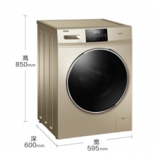 海尔（Haier）100018HB12G   滚筒洗衣机 洗烘一体变频全自动 10公斤