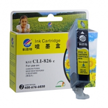 科思特CLI-826 C墨盒 适用佳能打印机 MX898 MG6280 iP4980 iX6580 青色
