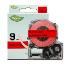艾洁 爱普生 9mm红底黑字标签色带 适用EPSON LW300;LW400;LW700;LW600P;LW1000P LK-3RBP
