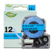 艾洁 爱普生 12mm蓝底黑字标签色带  适用EPSON LW300;LW400;LW700;LW600P;LW1000P LK-4LBP