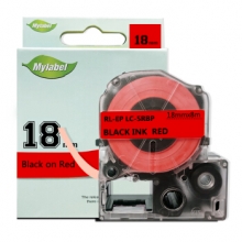 艾洁 爱普生 18mm红底黑字标签色带  适用EPSON LW400;LW700;LW600P;LW1000P LK-5RBP