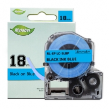 艾洁 爱普生 18mm蓝底黑字标签色带  适用EPSON LW400;LW700;LW600P;LW1000P LK-5LBP