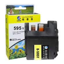 科思特LC595 墨盒 适用兄弟喷墨打印机 MFC-J2510 MFC-J3720 黄色Y