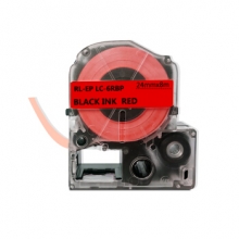 e代经典 爱普生24mm红底黑字标签色带 适用EPSON LW600P;LW700;锦宫SR530C;SR550CC LK-6RBP