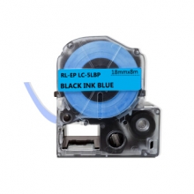e代经典 爱普生18mm蓝底黑字标签色带 适用EPSON LW400;LW700;LW600P;LW1000P LK-5LBP