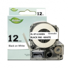 e代经典 爱普生12mm白底黑字标签色带 适用EPSON LW300;LW400;LW700;LW600P;LW1000P LK-4WBN