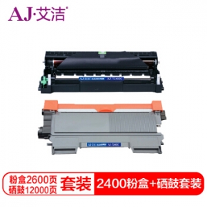 艾洁 T-2400粉盒+硒鼓套装 适用东芝TOSHIBA 240S DP-2400 241S DP-2410G一体打印机