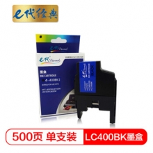 e代经典 LC400BK墨盒黑色 MFC-J430W MFC-J825DW MFC-J625DW