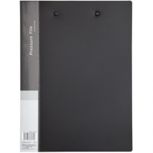 齐心(Comix) AB600A-W A4经济型文件夹 双强力夹 黑色