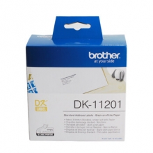 兄弟（brother）DK-11201 标签色带29mm*90mm白底/黑字(纸质400张)热敏标签打印纸不干胶