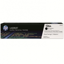 惠普（HP） CE310AD HP 126A 黑色激光打印硒鼓双套装 （适用于LaserJet CP1025/M175a/M175nw/M275）