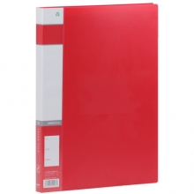 金得利（KINARY） AF602 A4单强力带插袋文件夹（红色）