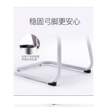 昊丰  HF5051    中班牛皮弓形办公椅