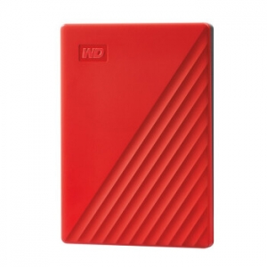 西部数据（WD）My Passport 加密移动硬盘 随行版 红色 1TB 标配  WDBYVG0010BRD