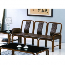 荣青 JH-1701木纹连排椅（三人位）